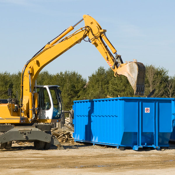 what size residential dumpster rentals are available in Summerfield Kansas